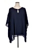 Ellos 100% Polyester Blue 3/4 Sleeve Blouse Size 1X - 2X - photo 1