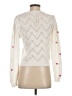 Studio 19 Hearts Ivory Pullover Sweater Size XS - photo 2