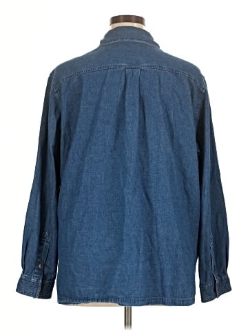 Delta Burke Long Sleeve Button-Down Shirt (view 2)
