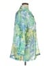 Brownstone Studio New York 100% Polyester Tropical Green 3/4 Sleeve Blouse Size 1X - photo 4