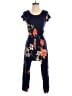 Chenault Girl Floral Blue Romper Size 12 - photo 1