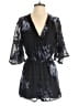 As U Wish Graphic Black Romper Size S - photo 1