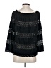 Say What? 100% Polyester Black 3/4 Sleeve Top Size S - photo 2