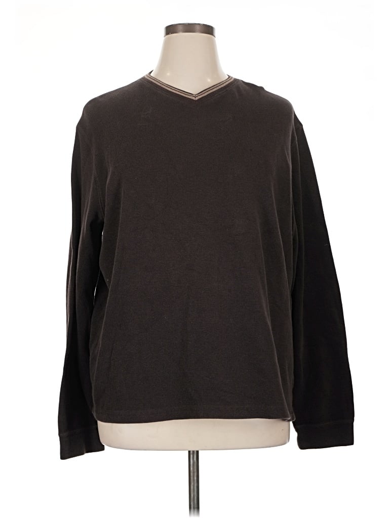 Pre-owned Faded Glory Pullover Sweater In Brown