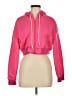 Shein 100% Polyester Pink Zip Up Hoodie Size M - photo 1