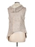 Dylan 100% Polyester Ivory Faux Fur Vest Size M - photo 2