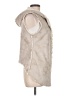 Dylan 100% Polyester Ivory Faux Fur Vest Size M - photo 4