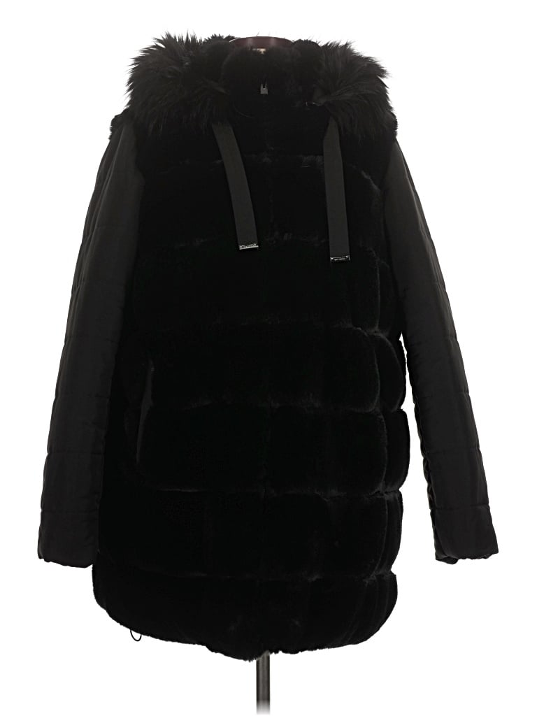 Pre-owned Via Spiga Coat In Black