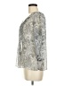 St. John's Bay Silver 3/4 Sleeve Blouse Size M - photo 5
