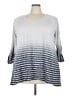 Calvin Klein Performance Gray 3/4 Sleeve Top Size 3X - photo 1
