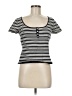 Worth Black Short Sleeve Henley Size M - photo 1