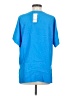 Bebe 100% Polyester Blue Short Sleeve Top Size S - photo 2