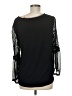 Unbranded Black 3/4 Sleeve Blouse Size M - photo 2