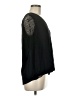 Unbranded Black 3/4 Sleeve Blouse Size M - photo 4