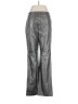 Anne Klein 100% Polyester Metallic Silver Casual Pants Size 8 - photo 2