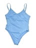Nike Solid Blue One Piece Swimsuit Size XXL - photo 1