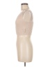 Shein 100% Polyester Tan Tank Top Size 6 - photo 5