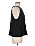DKNY 100% Polyester Black Sleeveless Blouse Size M - photo 4