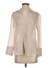 Zara Stripes Ivory Long Sleeve Blouse Size XS - photo 1