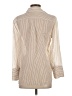 Zara Stripes Ivory Long Sleeve Blouse Size XS - photo 2