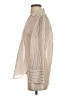 Zara Stripes Ivory Long Sleeve Blouse Size XS - photo 5