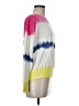 Central Park West Tie-dye White Pullover Sweater Size M - photo 4
