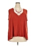 Max Studio Red Sleeveless T-Shirt Size 3X - photo 1