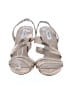 L.K. Bennett Metallic Silver Tan Sandals Size EU 39 - photo 2