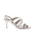 L.K. Bennett Metallic Silver Tan Sandals Size EU 39 - photo 1