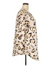Pixie Lady Animal Print Tan Long Sleeve Blouse Size 2X - photo 4