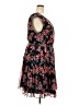 Halogen 100% Polyester Floral Black Casual Dress Size 20W - photo 4