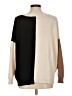 Blu Pepper Color Block Tan Pullover Sweater Size M - photo 2