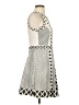 Parker Graphic Gray Ivory Cocktail Dress Size S (estimated) - photo 4