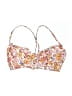 Unbranded Floral Ivory Swimsuit Top Size L (estimated) - photo 1