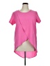 Unbranded 100% Polyester Pink Short Sleeve Top Size 1XL - photo 1