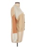 Shein Color Block Tan Cardigan Size L - photo 4