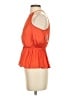 Old Navy 100% Polyester Orange Sleeveless Blouse Size XS - photo 5