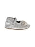 Robeez 100% Leather Gray Silver Booties Size 0-3 mo - 3-6 mo Kids - photo 1