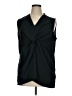 Assorted Brands 100% Polyester Black Sleeveless Blouse Size XL - photo 1
