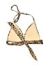Unbranded Animal Print Gold Tan Swimsuit Top Size XSEstimated - photo 2