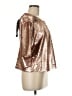 Peyton & Parker 100% Polyester Metallic Gold 3/4 Sleeve Top Size M - photo 4