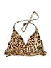 Unbranded Animal Print Gold Tan Swimsuit Top Size XSEstimated - photo 1