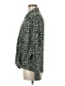 Everly 100% Polyester Animal Print Green Long Sleeve Blouse Size M - photo 5