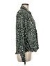 Everly 100% Polyester Animal Print Green Long Sleeve Blouse Size M - photo 4