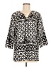 Alfred Dunner 100% Polyester Black 3/4 Sleeve Blouse Size 8 - photo 1