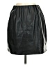 Express Black Faux Leather Skirt Size M - photo 2