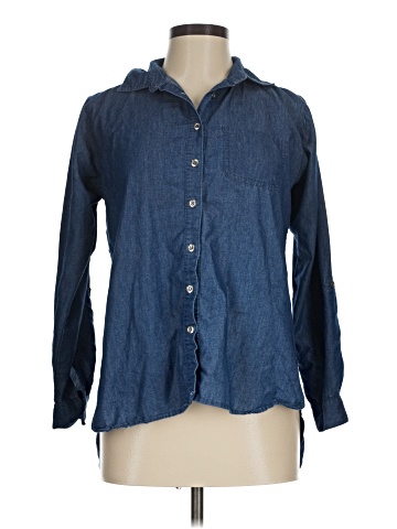 TAXI Long Sleeve Button-Down Shirt (view 1)