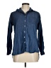 TAXI Blue Long Sleeve Button-Down Shirt Size M - photo 1