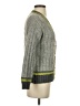 Line & Dot Gray Cardigan Size S - photo 4