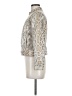 Ruby Rd. 100% Polyester Metallic Animal Print Snake Print Metallic Silver Jacket Size 8 (petite) - photo 5